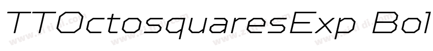 TTOctosquaresExp Bol字体转换
